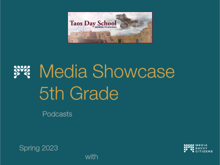 Fifth Grade Media Showcase Podcasts