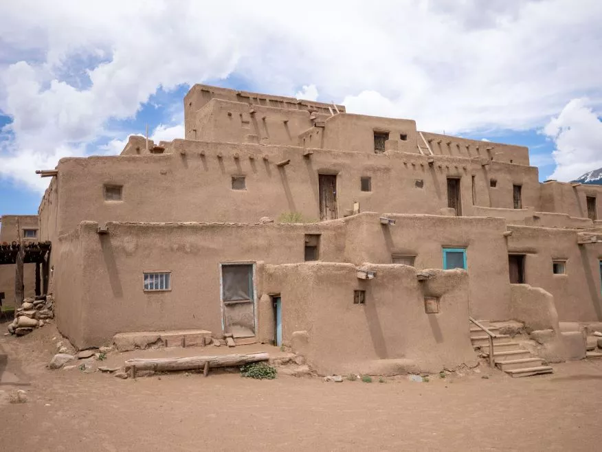 Building Photograph of a Real Pueblo.